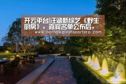 开云平台|汪涵新综艺《野生厨房》,嘉宾名单公布后,收视率稳了(图2) 开云体育入口